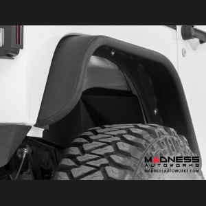 Jeep Wrangler JK Tubular Front + Rear Fender Flare Set - 2007 - 2018